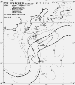 一都三県漁海況速報、関東・東海海況速報(2017/06/21)