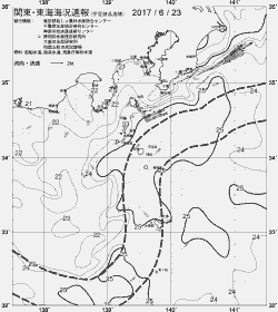 一都三県漁海況速報、関東・東海海況速報(2017/06/23)