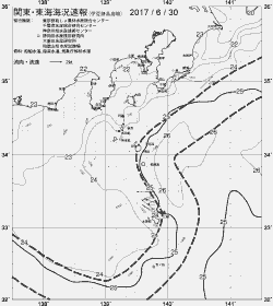 一都三県漁海況速報、関東・東海海況速報(2017/06/30)