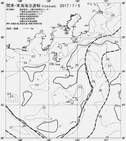 一都三県漁海況速報、関東・東海海況速報(2017/07/05)