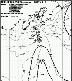 一都三県漁海況速報、関東・東海海況速報(2017/09/08)