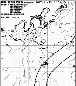 一都三県漁海況速報、関東・東海海況速報(2017/11/22)
