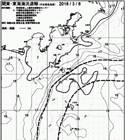 一都三県漁海況速報、関東・東海海況速報(2018/03/08)