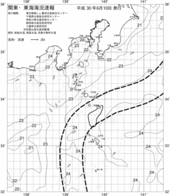 一都三県漁海況速報、関東・東海海況速報(2018/06/10)