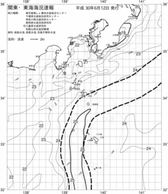 一都三県漁海況速報、関東・東海海況速報(2018/06/12)