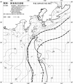 一都三県漁海況速報、関東・東海海況速報(2018/06/19)