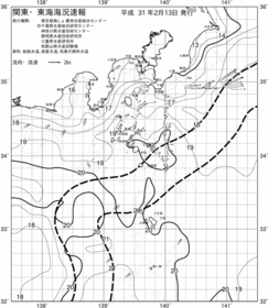 一都三県漁海況速報、関東・東海海況速報(2019/02/13)