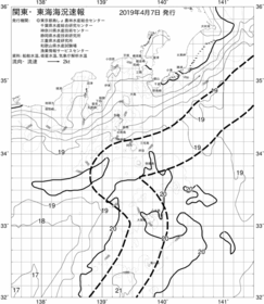 一都三県漁海況速報、関東・東海海況速報(2019/04/07)