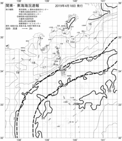 一都三県漁海況速報、関東・東海海況速報(2019/04/18)
