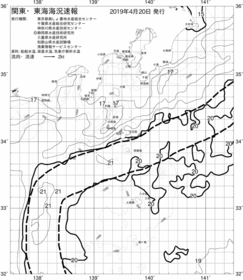一都三県漁海況速報、関東・東海海況速報(2019/04/20)