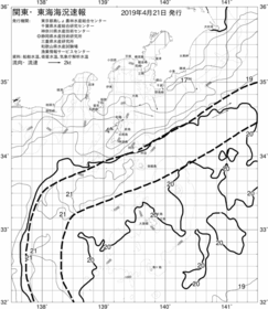 一都三県漁海況速報、関東・東海海況速報(2019/04/21)