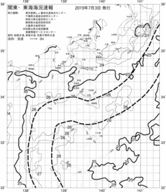 一都三県漁海況速報、関東・東海海況速報(2019/07/03)