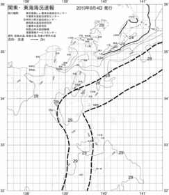一都三県漁海況速報、関東・東海海況速報(2019/08/04)