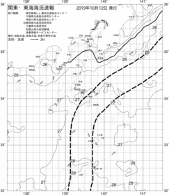 一都三県漁海況速報、関東・東海海況速報(2019/10/12)