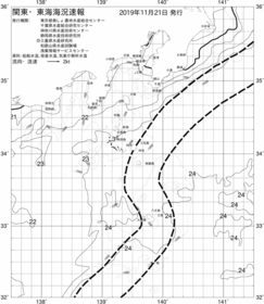 一都三県漁海況速報、関東・東海海況速報(2019/11/21)