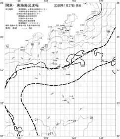 一都三県漁海況速報、関東・東海海況速報(2020/01/27)