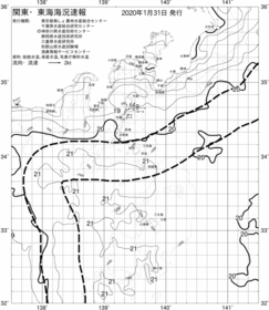 一都三県漁海況速報、関東・東海海況速報(2020/01/31)