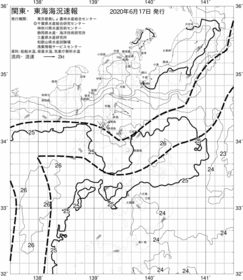 一都三県漁海況速報、関東・東海海況速報(2020/06/17)