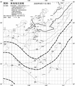 一都三県漁海況速報、関東・東海海況速報(2020/08/11)