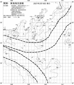 一都三県漁海況速報、関東・東海海況速報(2021/02/18)