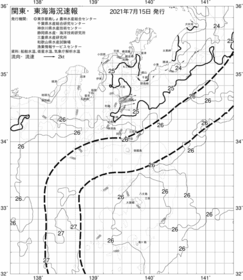 一都三県漁海況速報、関東・東海海況速報(2021/07/15)