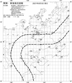 一都三県漁海況速報、関東・東海海況速報(2021/08/05)