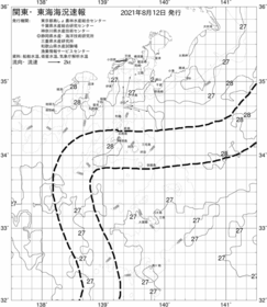 一都三県漁海況速報、関東・東海海況速報(2021/08/12)