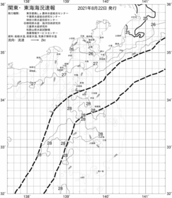 一都三県漁海況速報、関東・東海海況速報(2021/08/22)
