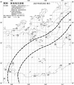 一都三県漁海況速報、関東・東海海況速報(2021/08/29)