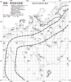 一都三県漁海況速報、関東・東海海況速報(2021/10/04)