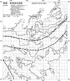 一都三県漁海況速報、関東・東海海況速報(2022/07/07)
