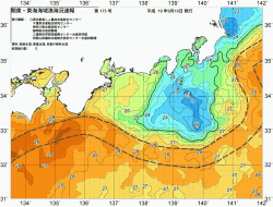 関東・東海海況速報/広域(2007/09/10)