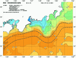 関東・東海海況速報/広域(2008/01/11)