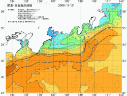 関東・東海海況速報/広域(2008/03/21)