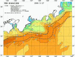 関東・東海海況速報/広域(2008/03/27)