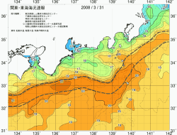 関東・東海海況速報/広域(2008/03/31)