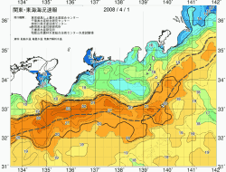 関東・東海海況速報/広域(2008/04/01)
