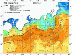 関東・東海海況速報/広域(2008/04/09)
