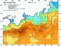 関東・東海海況速報/広域(2008/04/10)