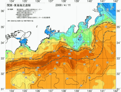 関東・東海海況速報/広域(2008/04/11)
