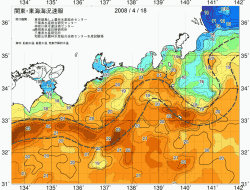 関東・東海海況速報/広域(2008/04/18)