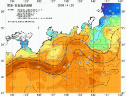 関東・東海海況速報/広域(2008/04/20)