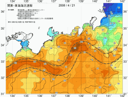 関東・東海海況速報/広域(2008/04/21)