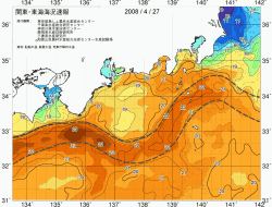 関東・東海海況速報/広域(2008/04/27)