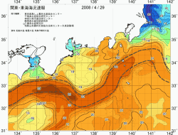 関東・東海海況速報/広域(2008/04/29)