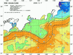 関東・東海海況速報/広域(2008/05/07)