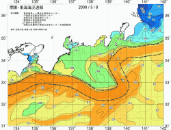 関東・東海海況速報/広域(2008/05/08)