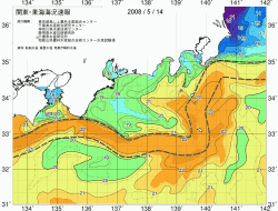 関東・東海海況速報/広域(2008/05/14)