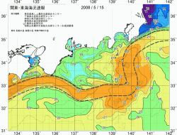 関東・東海海況速報/広域(2008/05/15)