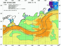 関東・東海海況速報/広域(2008/05/16)